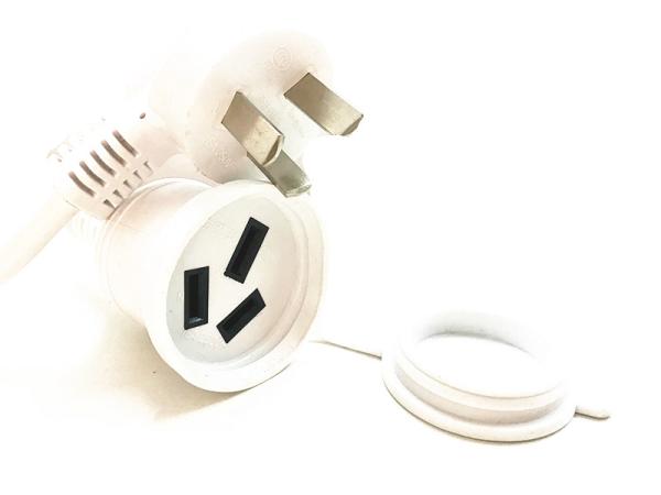 Deluxe 10A exchange to 16A 3pin white extension power cable 0.5m-10m copper power cord extension