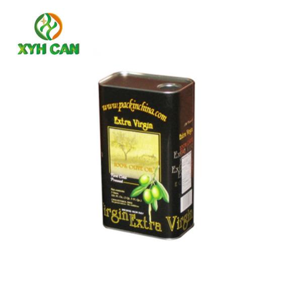 Olive Oil Tin Can Commercial para o empacotamento orgânico do óleo de Flaxseed enlata 0.18-0.25 milímetros de espessura