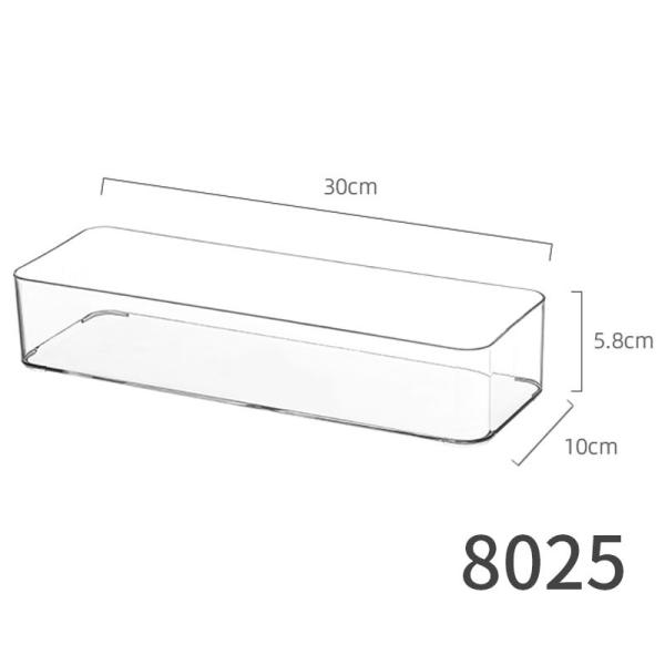 Stackable Refrigerator Organizer Bins Clear Kitchen Organizer Container Bins With Handles Plastic Bags For Pantry, Cabinets, Shelves, Drawer, Freezer - Food Safe