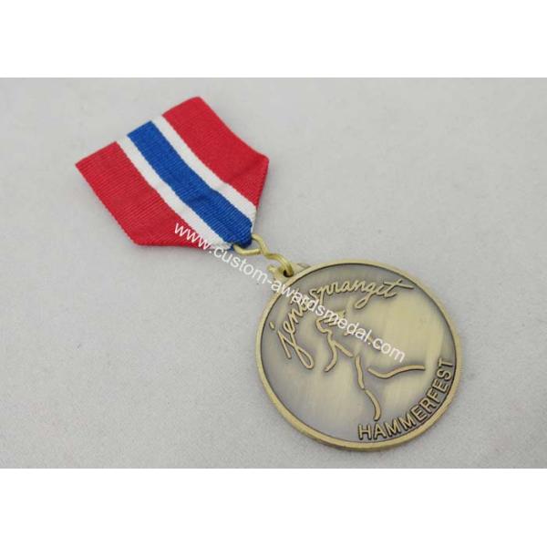 Hammerfest Custom Awards Medals / 2.0mm Laser Engraved Raised Metal