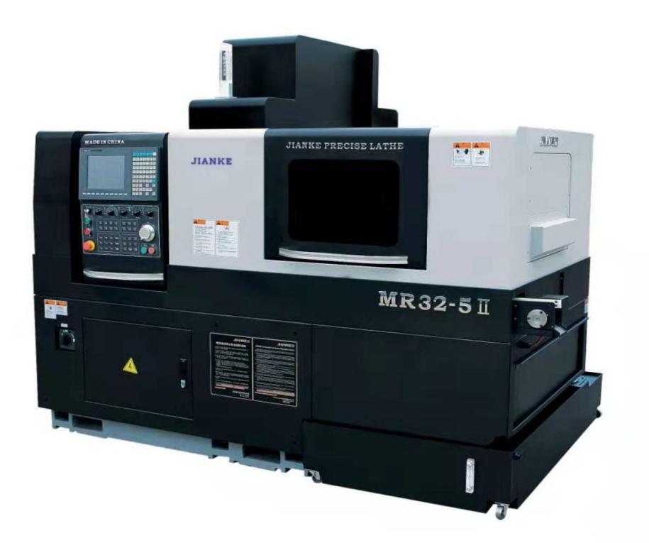 JIANKE MR32-5Ⅱ 5 Axis Double Spindle Swiss CNC Lathe with 32 mm Max Processing Diameter