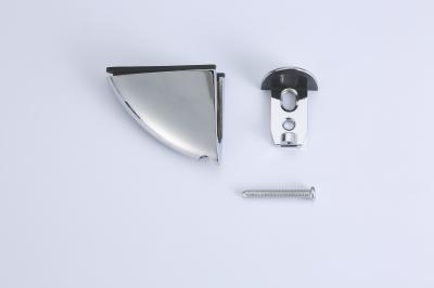 Aluminum Thickened Glass Shelf Clips Multipurpose For Industrial Cabinet