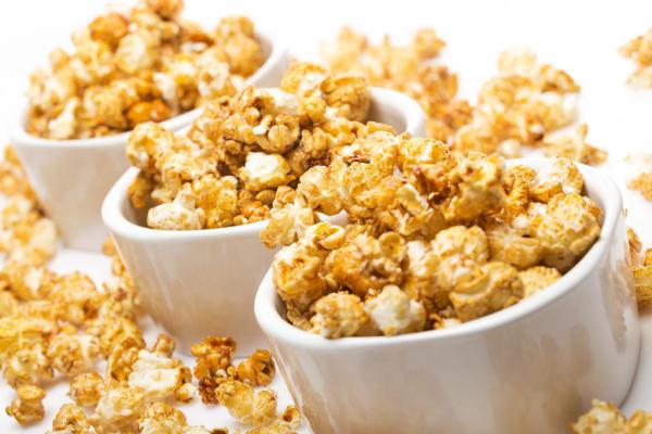 Hydraulic System Industrial Popcorn Making Machine Rapid Heating