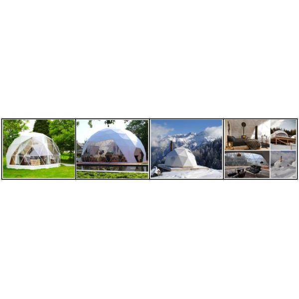 Outdoor Event / Exhibition Luxury Camping Tent Geodesic Dome Tents ISO / SGS
