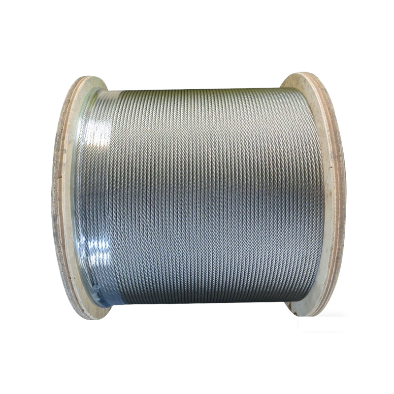 1*7 Steel Wire Rope Galvanized Steel Cable 7 Wires 1.2mm 1.35mm 1.5mm Lifting