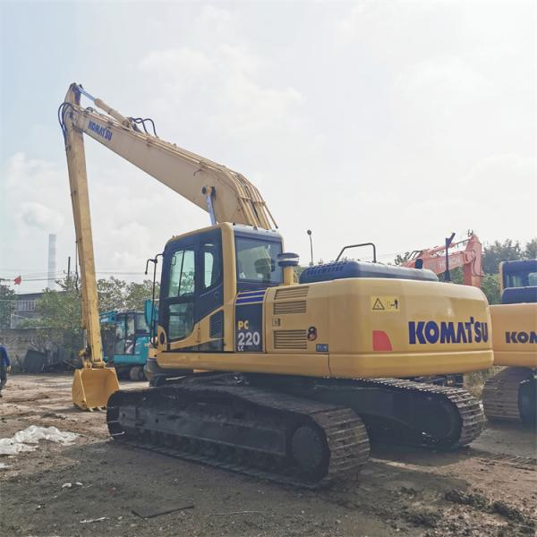 Excavadora de Shanghai Usada de brazo largo de 24 toneladas Komatsu PC240-8 Maquinaria para mover la tierra
