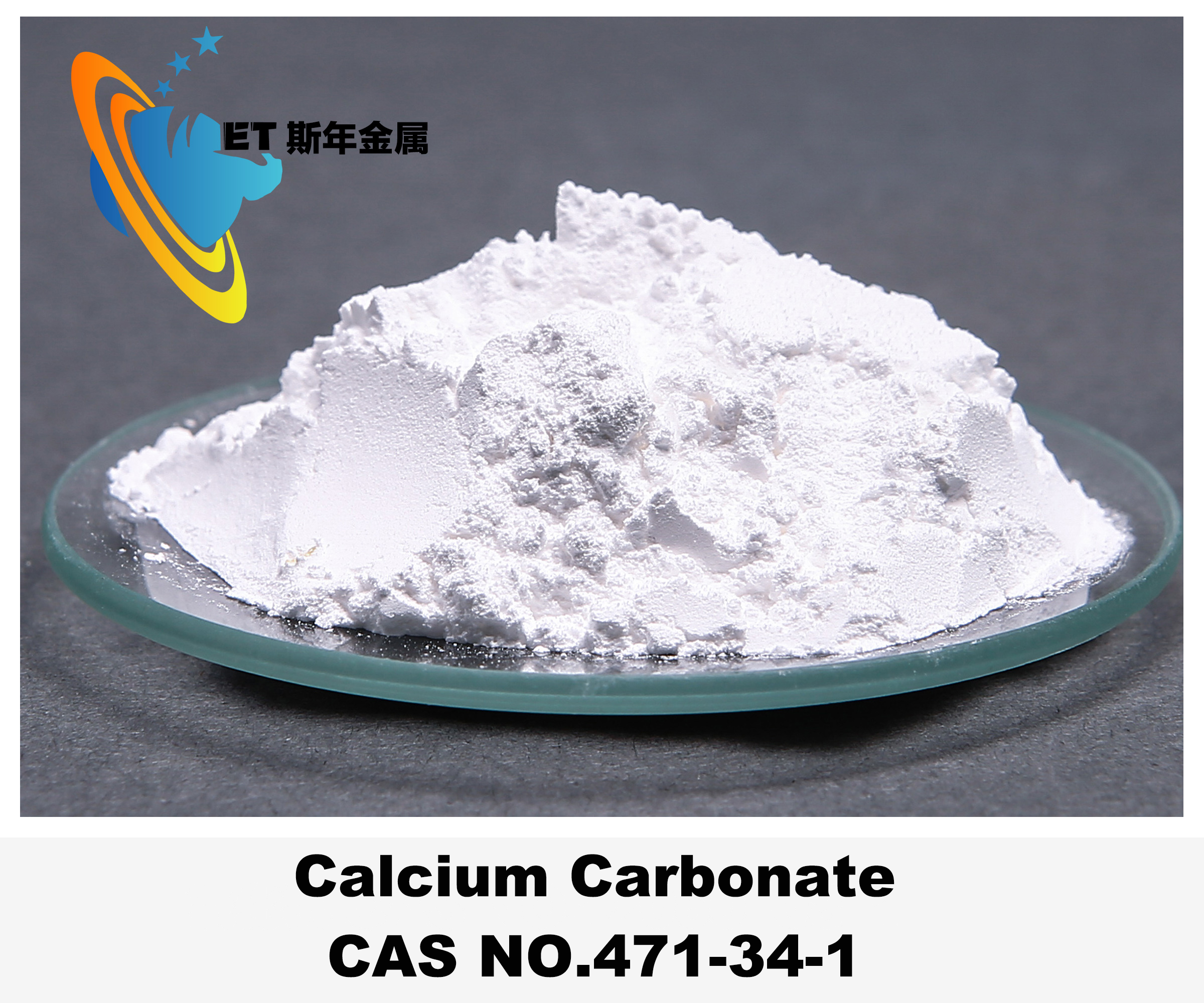 99.995% Purity Calcium Carbonate Powder for YCOB Crystals