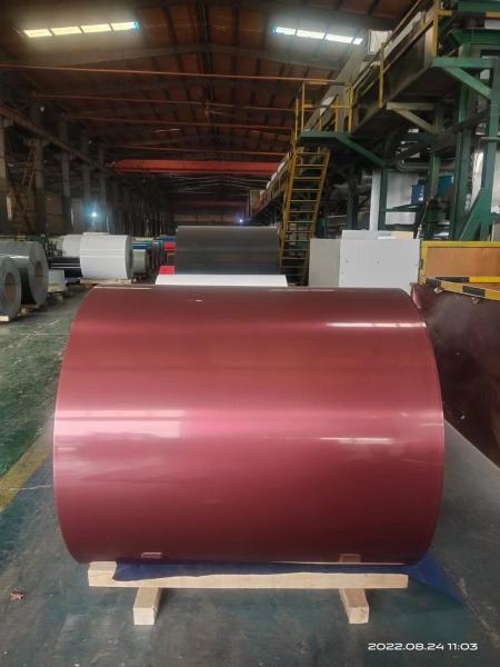 3105 H47 0.6 Thickness Color Coated Aluminium Sheet For Gutter