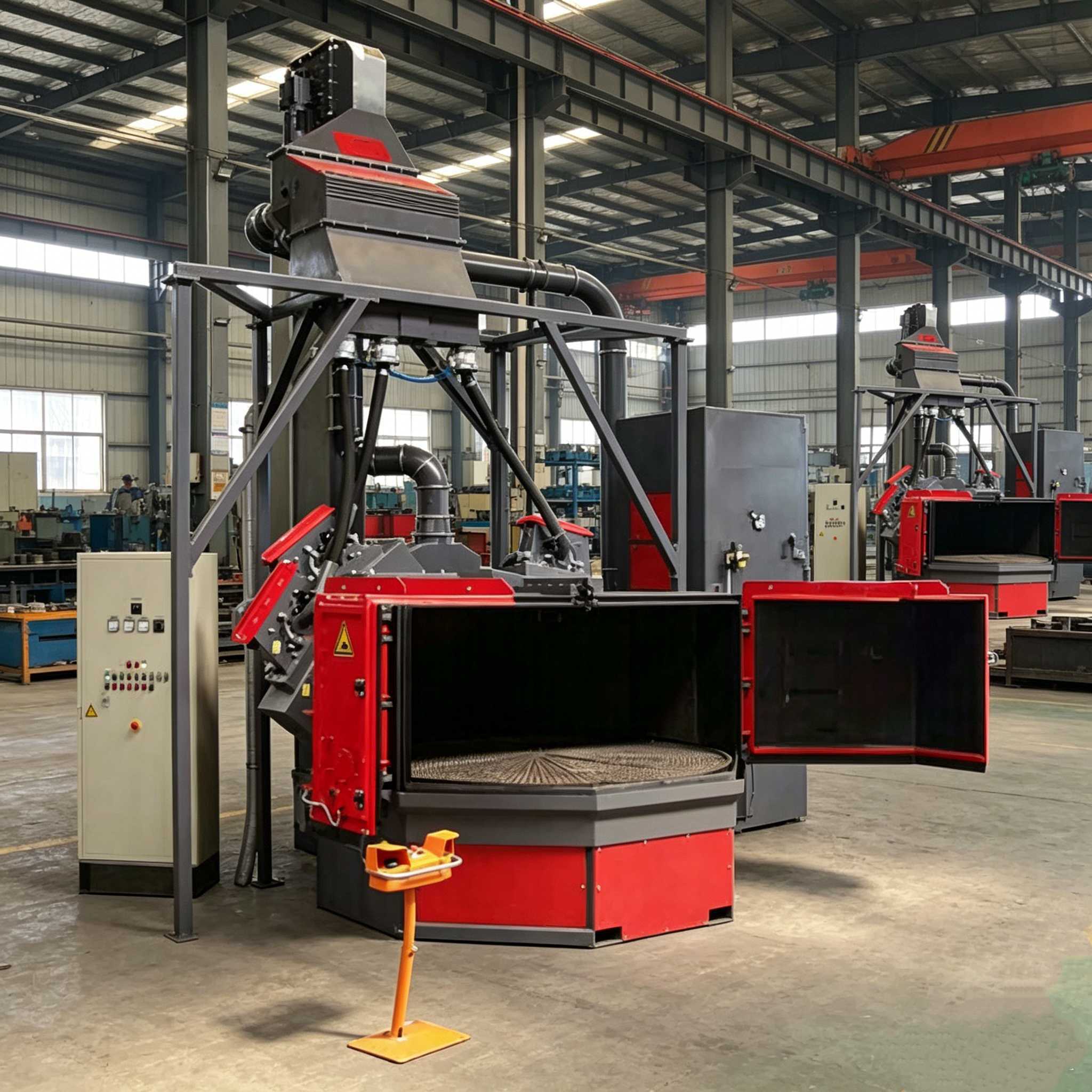 Rotary Table Shot Blasting Machine for Surface Cleaning and Durable Metal