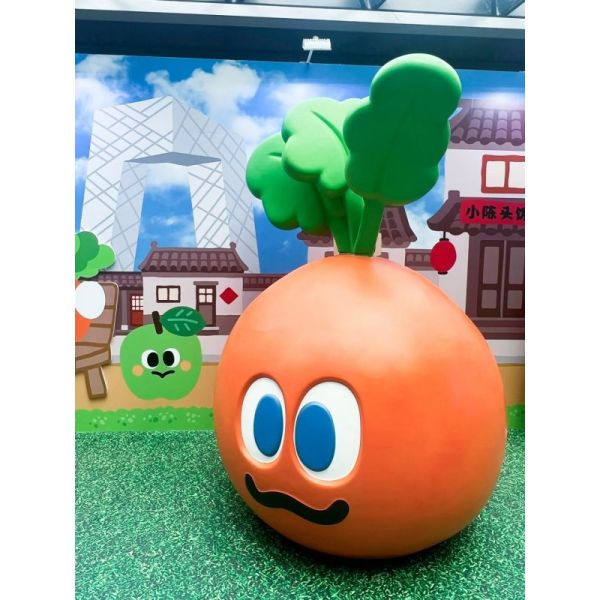 Business Decoration Fiberglass Mascots Custom Branding Sculptures for Shops & Exhibitions