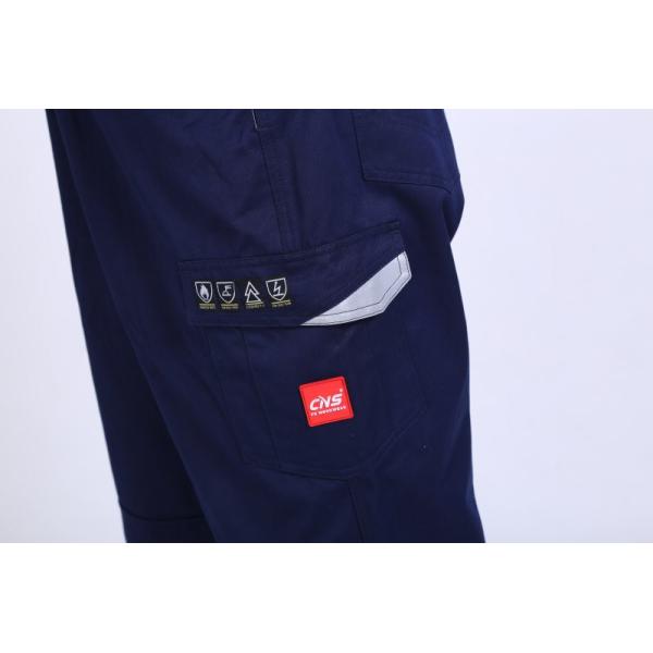 облегченные пожаробезопасные брюки защиты от дуги 280gsm с отражательными прокладками на ноге