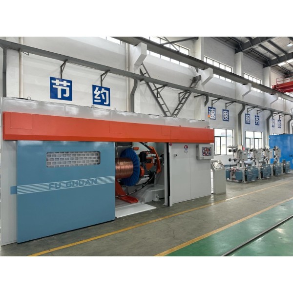 Double Twist Copper Wire Bunching Machine Max 50 Square Meters Cross Section Enamelled Bare Aluminum Wire