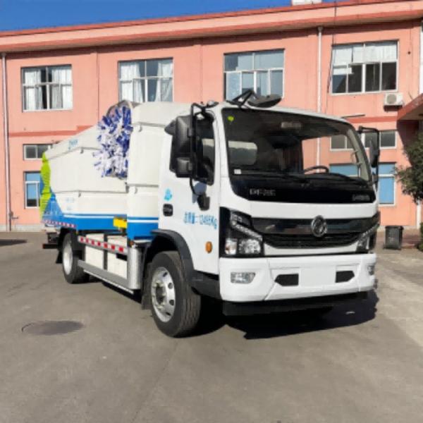 3.8m3 Pure Electric Fence Cleaning Truck Road Cleaner Vehicle ZBJ5120GQXHBEV