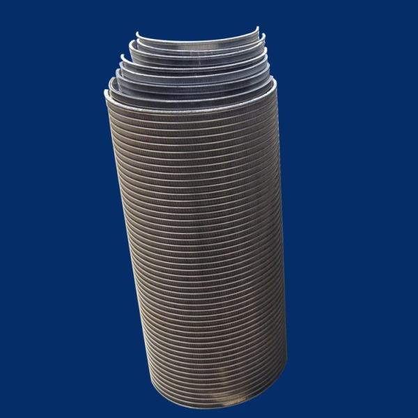 wedge wire screen panel  or v wire filter plate or johnson screen plate / arc screen plate / sieve bend screens