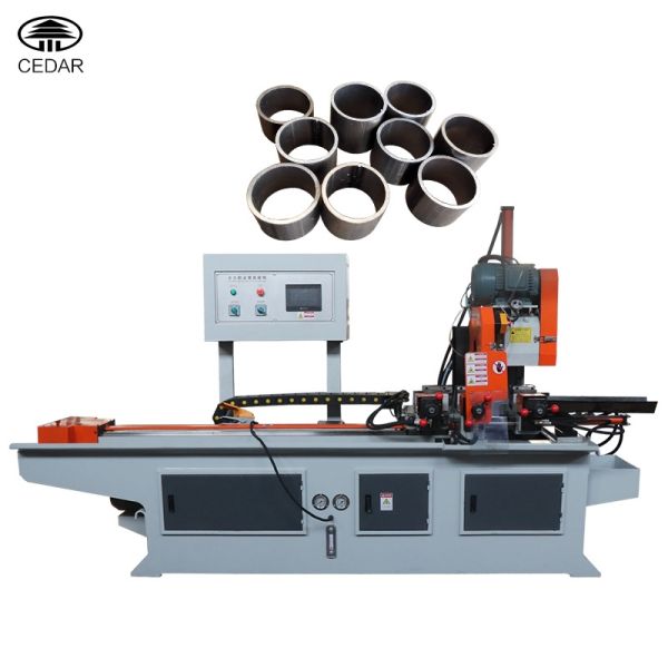 XS-425CNC Left and Right Clamp Pipe Cutting Machine China Factory Direct Sales  Servo Feeding Long Cold Sawing Machine