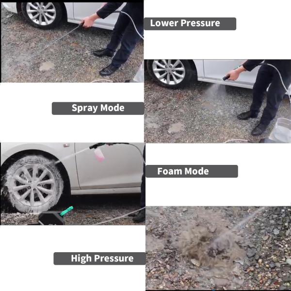 new model high pressure car pressure washer machine with lithium batterry for car wash factory supplier