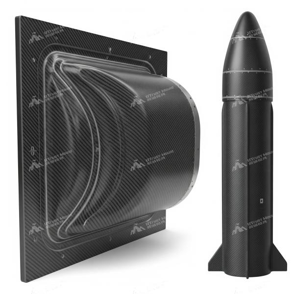 UTrust Moule de façade de missile en fibre de carbone pour des formes aérodynamiques de haute précision