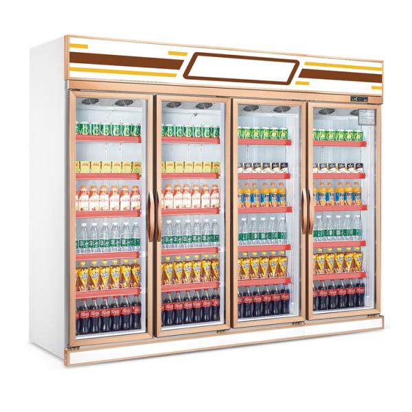 Refrigerador comercial de gran venta, enfriador, refrigerador, exhibidor de bebidas, enfriador de bebidas para supermercado