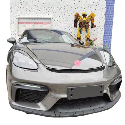 Matériau en plastique PP 718 Boxster Body Kit 718 Modèle GT4 amélioré Bumps avant et arrière Spoiler