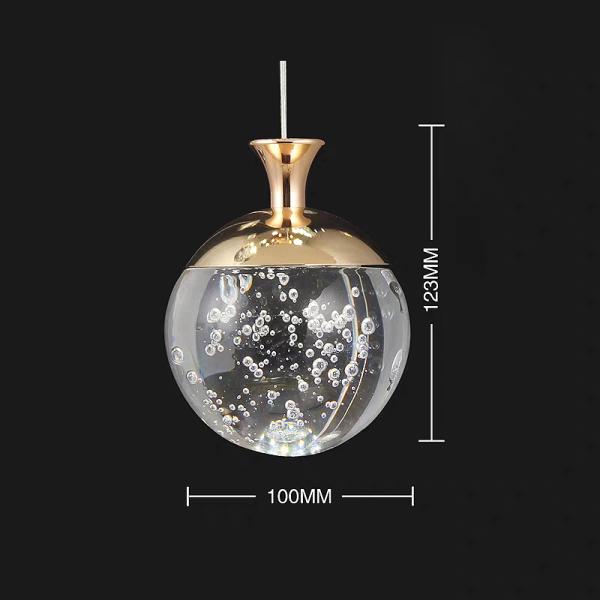 Apple Hanging Pendant Light Staircase Crystal Chandelier New Villa Hollow High Living Room Chandelier Rotating Staircase Long Chandelier