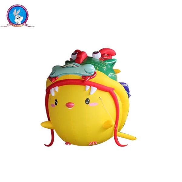 Large Cute PVC Inflatable Little Chicken with Customized Color and Size for Outdoor Advertising Decoration