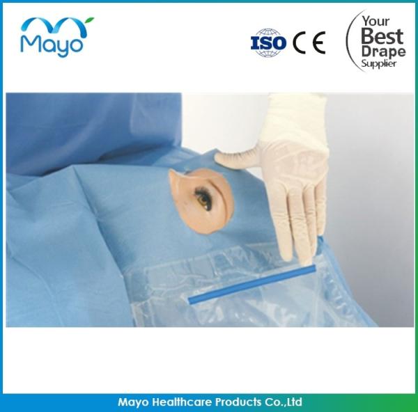 Champ opératoire stérile pour les yeux, trousse chirurgicale pour les opérations ophtalmiques