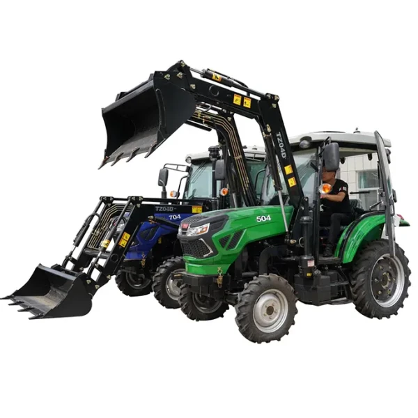 MAP 4*4 Wheel Drive 50 HP Tractor with Front End Loader and Backhoe Loader Lawn Mower