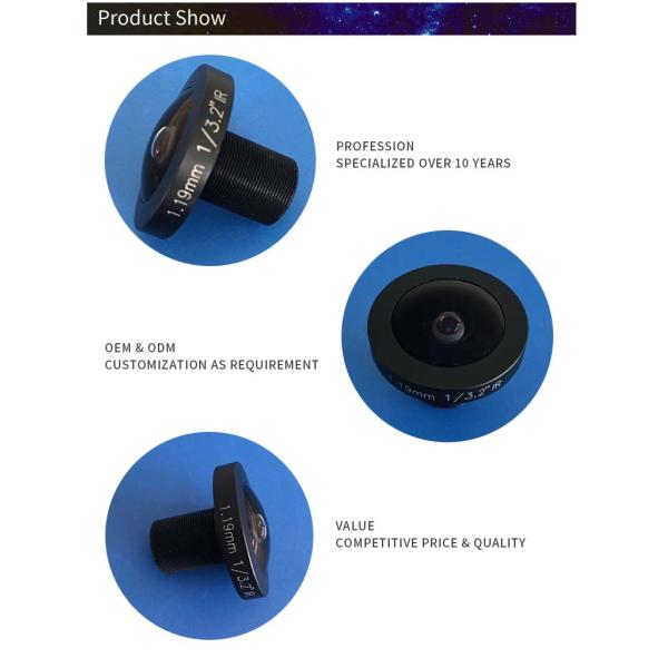 190 Degree Fisheye Optical Glass Lens Telephoto Af Cellphone Camera Lens