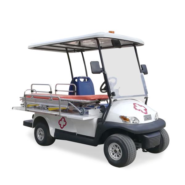 80-100 км дальности Алюминиевое шасси Электрическая скорая помощь Гольф-автомобиль для экстренного спасения