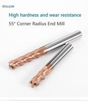 Carbure HRC55 rayon d'angle fin de broyeur routeur Bits 4 flûte pour les outils OEM en acier