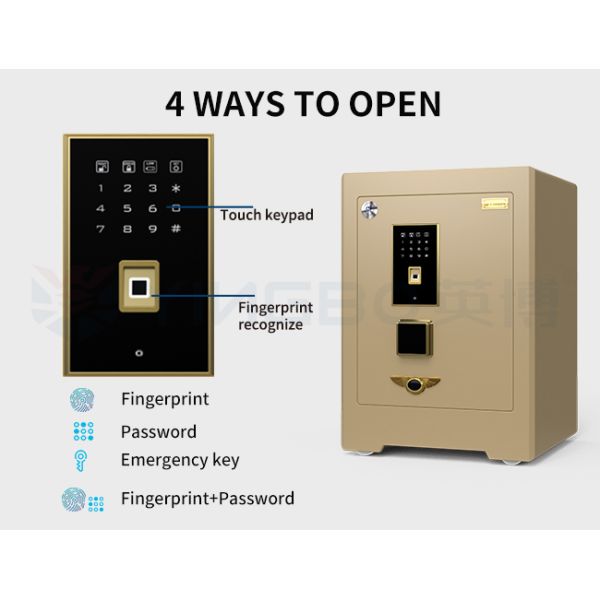 YB/ZY-58 Luxury Small Commercial Safe Box Vertical Lock Design Bank Security