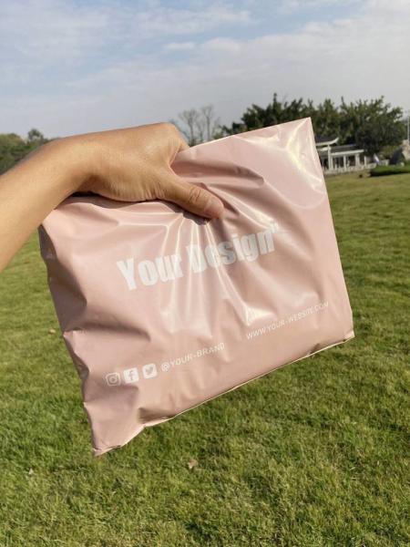 Eco Friendly Custom Logo 100% Biodegradable Compostable Poly Mailing Mailer Bags Packaging Shipping Compostable Mailer