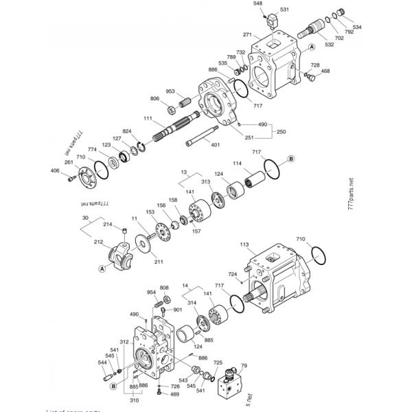 Doosan excavator pump 401-00356A 400914-00026 K3V112DTP-9N24-12T hydraulic pump replacement for DX225