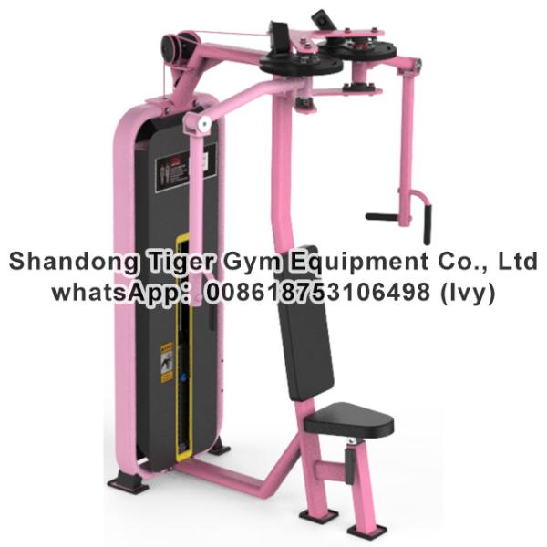 Single Station Gym fitness equipment machine Pectoral Fly / Rear Deltoid exercise machine