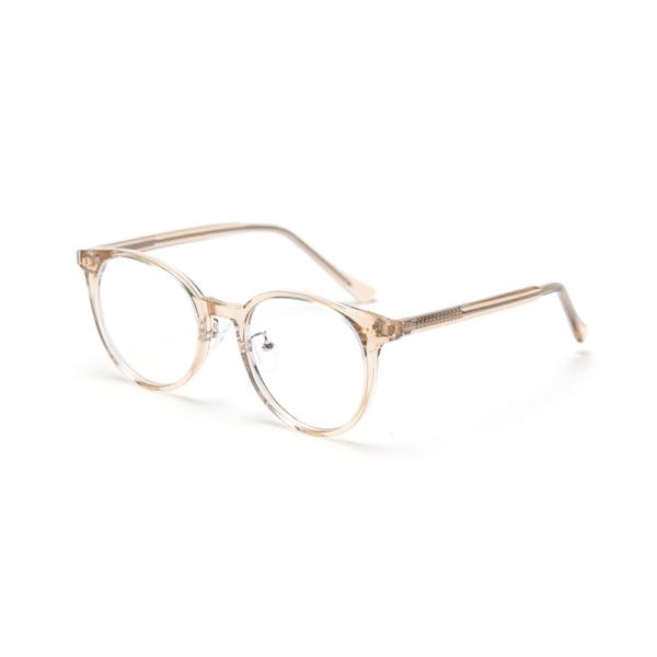 Myopia Female TR90 Material Glasses Trendy Net Red Round Blue Plate Flat Mirror Fashion Street Shooting