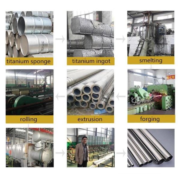SB338 Gr12 Titanium Seamless Tubes For Condensers