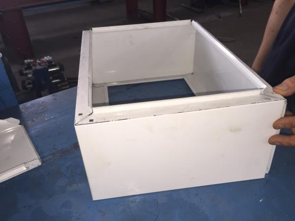 18 Forming Stations Roll Forming Equipment For Fire Damper Production Chain Drive