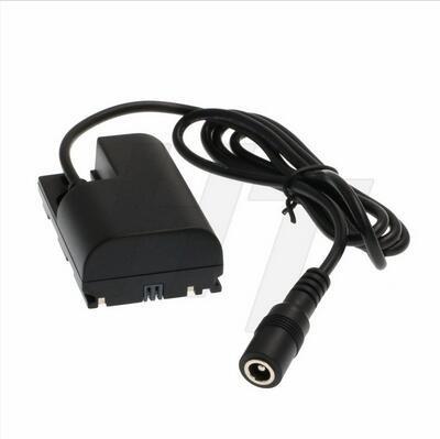 Dummy Battery Adapter DC Jack 5.5x2.5mm to LP-E6