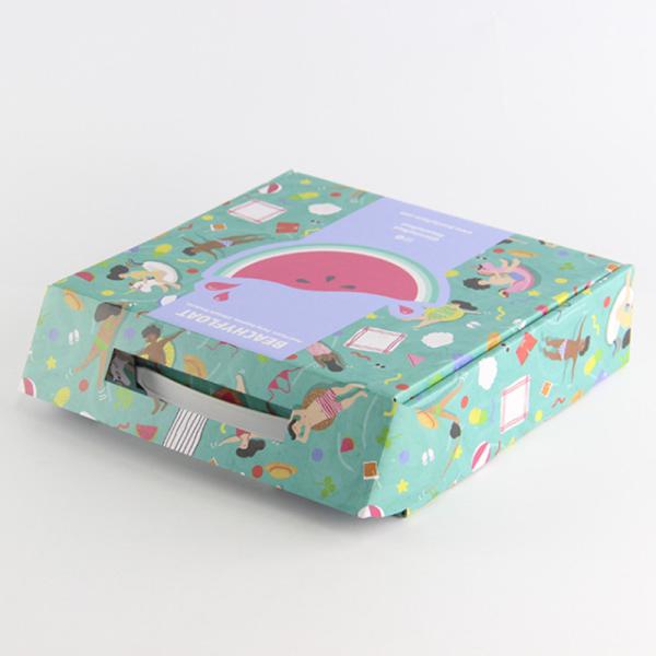 Recycled Cardboard Mailer Boxes Briefcase With Handle Ribbon Ecofriendly Printed Mailer Boxes