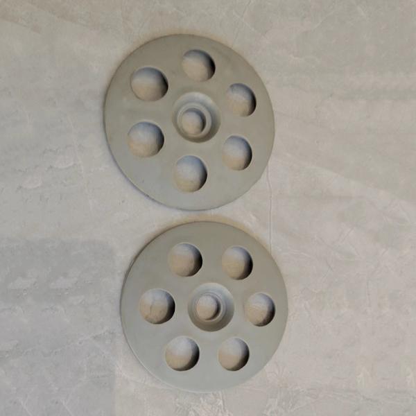 Lavadoras de plástico resistentes a produtos químicos para instalação de parafusos de placas de isolamento resistentes aos UV 80 mm - 150 mm de diâmetro