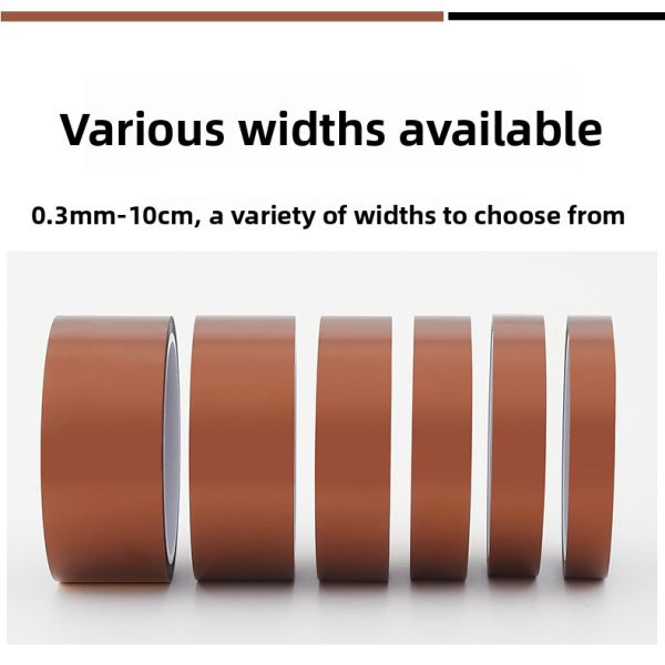 Manufacturer Brown Gold Finger Tape High-temperature Heat-resistant Insulation No Residue Anti-static PI Polyimide Adhesive