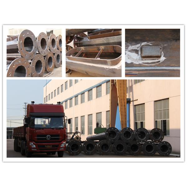 Poles покрынные порошком напольные промышленные светлые 35m/гальванизировали уличный свет Поляк