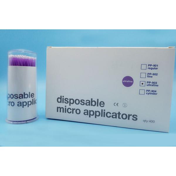 Colle jetable de nettoyage de cil enlevant des outils de tampon de coton de bâton de beauté