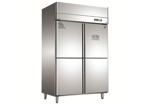 Congelador de refrigerador comercial de aço inoxidável de 4 portas com capacidade do ³ de 1.0m