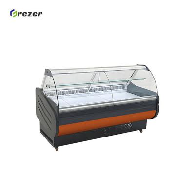 Easy Cleaning Commercial Deli Display Fridge 2M 2.5M 3M Sandwich Display Fridges