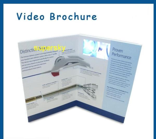 Artificial Style Digital Video Business Card / Promo Video Brochure 2.4 Inch