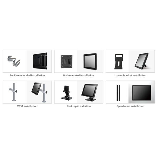 CE RoHS ПК панели сенсорного экрана 8 дюймов промышленный одобрил