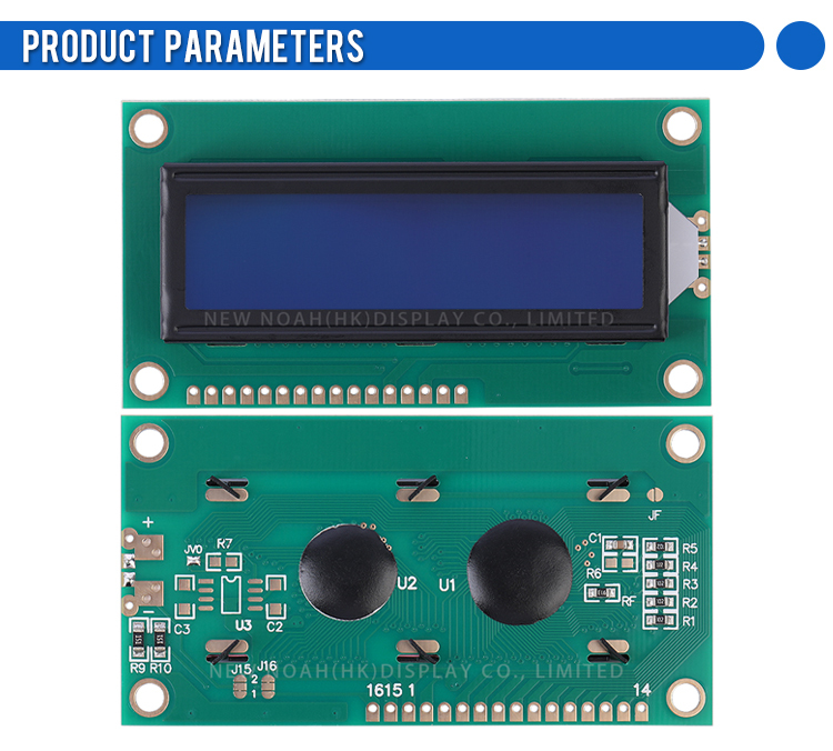 Blue Film White Letters 1602C2 Character LCD Module Interface Arduino With Backlight And Built-In ST7066U