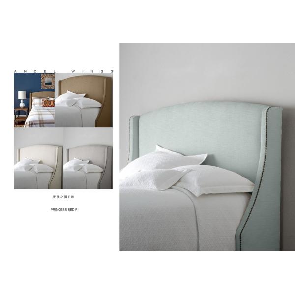 modern fabric prince king bed furniture