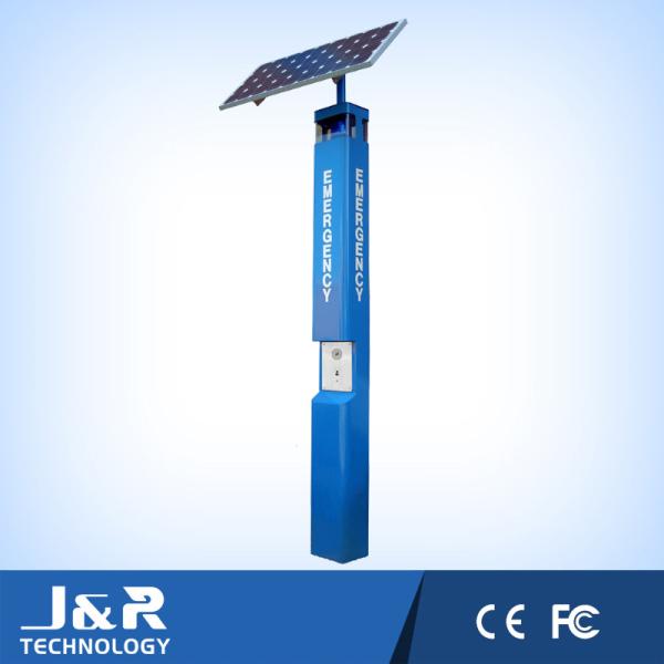 SOS Солнечная энергия экстренный телефон светодиодный синий свет для торговых це